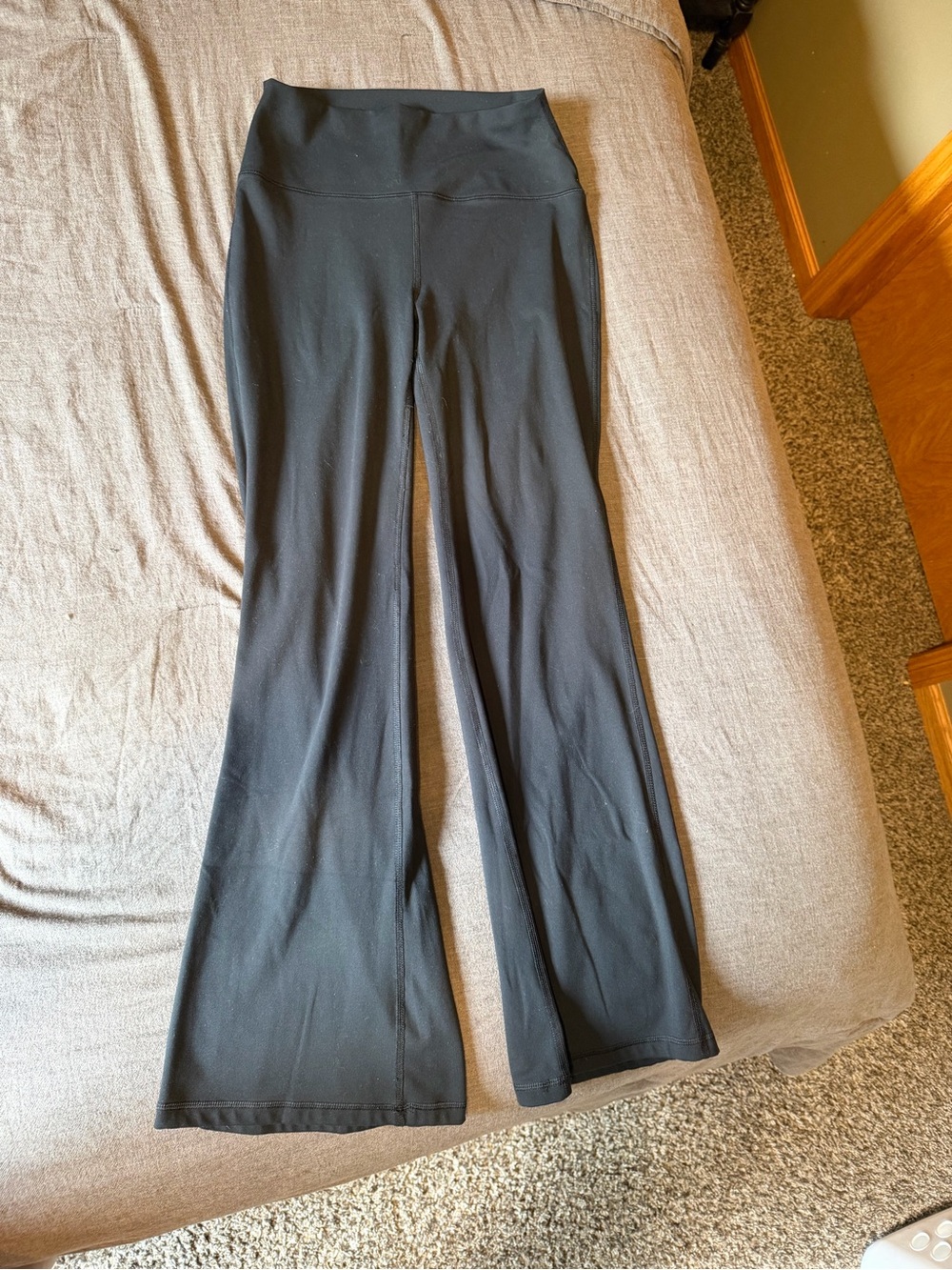90 Degree By Reflex Black Flared Leggings